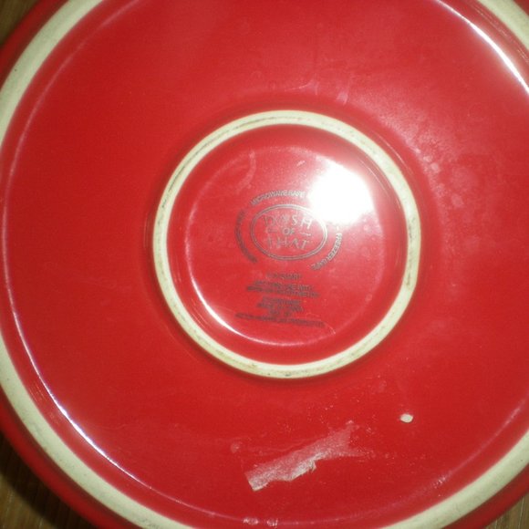 DASH OF THAT COOKING  SERVING WARE  RED  NEW   2.5 QUART - Picture 6 of 6